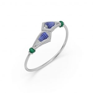 Chalcedony Tanzanite Bracelet